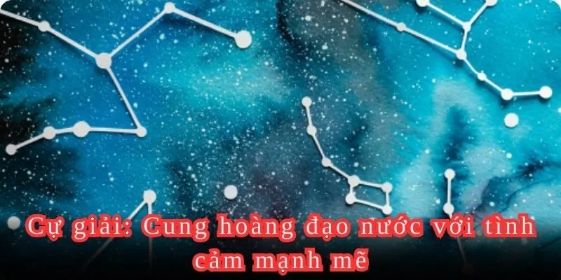 Cự giải một trong những nguyên tố nước của 12 cung hoàng đạo